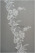 Romantic lace trim off-white/ wedding dress lace trim/ embroidered lace trim// T21-152 