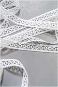 5yds Boho Lace Trim Off-White/ Lace Trim for Wedding Dresses/ Guipure Lace// T22-170