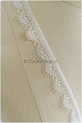 5yds Boho Lace Trim Off-White/ Geometric Lace Trim/ Bridal Guipure Lace Trim// T22-163