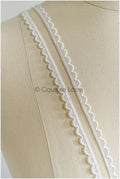 5yds Boho lace trim off-white/ wedding dress lace trim/ crocheted bridal lace/ macrame lace// T22-172