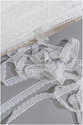 5yds Boho Lace Trim Off-White/ Geometric Lace Trim/ Bridal Guipure Lace Trim// T22-175