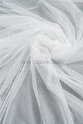 180cm wide - soft tulle fabric for bridal veils &amp; wedding dresses/ off-white tulle fabric// R-119
