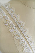 5yds Boho Lace Trim Off-White/ Geometric Lace Trim/ Bridal Guipure Lace Trim// T22-163