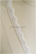 4yds Boho Crochet Lace Off-White/ Geometric Lace Trim/ Bridal Guipure Lace Trim// T22-166