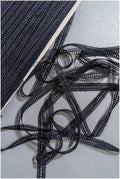 5yds Boho Crochet Lace Trim Black/ Crocheted Lace Trim/ Guipure Lace// T22-167