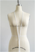 5yds Boho Crochet Lace Off-White/ Bridal Lace Trim/ Guipure Lace Trim/ Lace Veil// T22-168