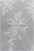 Romantischer Blumen Spitzenstoff Off-White/ Hochzeitskleid Spitzenstoff/ Braut Blumenspitze/ bestickter Spitzenstoff/ Spitzenschleier// L19-033