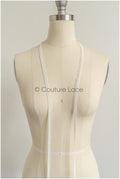 4yds Boho Crochet Lace Trim Off-White/ Crocheted Lace Trim/ Guipure Lace Trim/ Dot Lace Trim// T22-180
