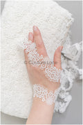 4yds Boho Lace Trim Off-White/ Lace Trim/ Bridal Guipure Lace Trim/ Fringe Lace Trim// T22-187