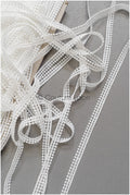 4yds Boho Lace Trim Off-White/ Crocheted Lace Trim/ Bridal Guipure Lace/ Dot Lace Trim// T22-196