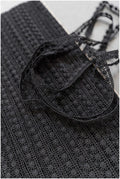 4yds Boho Crochet Lace Trim/ Black Lace Trim/ Bridal Guipure Lace Trim/ Black Lace// T22-199