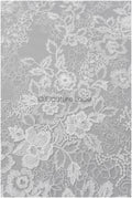 Romantischer Braut Spitzenstoff mit Blumenmuster/ florale Couture Spitze/ bestickte Brautspitze// L22-433