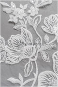 romantischer Magnolien Spitzenaufnäher / Baumwollblume Applikation / Hochzeitskleid Spitzenapplikation / Braut Magnolien Applikation// A22-280