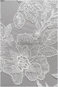 romantischer Perlen Spitzen Patch/ Rayon Blumen Applikation/ Hochzeitskleid SpitzenApplikation/ BrautBlume Applikation// A22-274