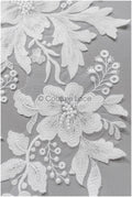 romantischer Wildblumen Spitzen Aufnäher / Wildblumen Applikation / Hochzeitskleid Spitzenapplikation / Braut Wildblumen Applikationen// A22-282