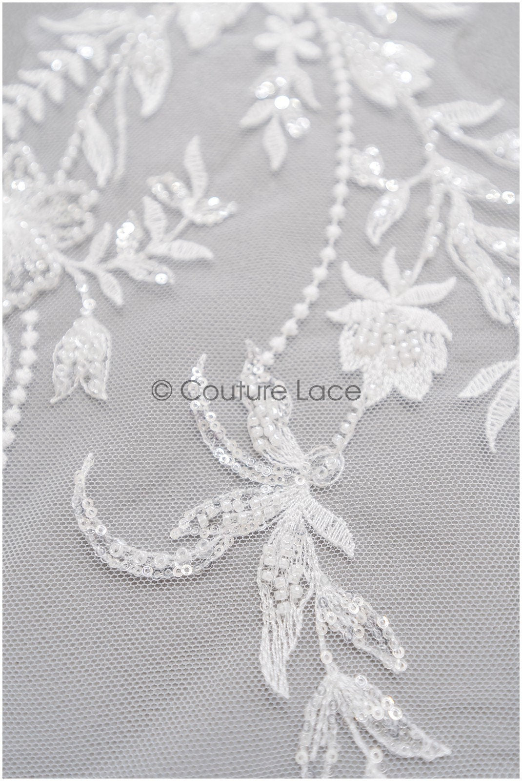 romantischer Blumen-Spitzenaufnäher / Baumwollblumen Applikation / Hochzeitskleid Spitzenapplikation / Brautblumen Applikation// A22-264