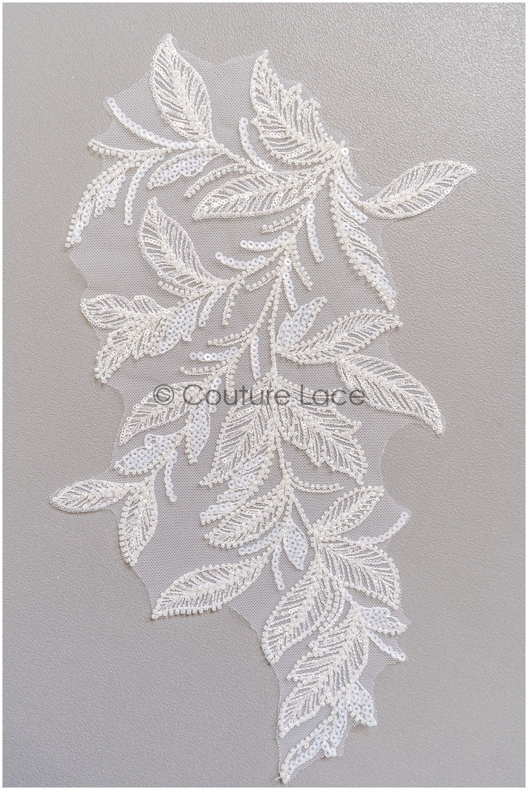 romantischer Blumen-Spitzenaufnäher / Baumwollblumen Applikation / Hochzeitskleid Spitzenapplikation / Brautblumen Applikation// A22-256