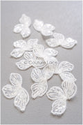 10pcs. Lace flowers for sewing/ 3D flower lace applique/ wedding dress lace applique/ bridal lace// A22-254