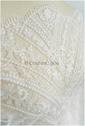 Romantischer Braut Spitzenstoff Off-White/ Boho Couture Spitzenstoff/ Braut Spitze// L22-430