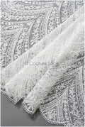 Romantischer Braut Spitzenstoff Off-White/ Boho Couture Spitzenstoff/ Braut Spitze// L22-430