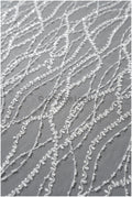 Perlenbesetzter Spitzenstoff mit Perlen/ welliger Spitzenstoff mit Perlen & Pailletten/ Spitzenstoff mit Linien// L22-448