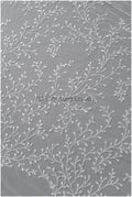 Floral lace fabric with sequins/ Couture lace fabric off-white/ delicate lace fabric with branches// L22-462