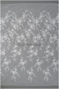 Wunderschöner 3D Blumen Spitzenstoff/ Braut Couture Spitzenstoff/ Spitzenstoff mit Perlen/ Brautspitze mit Ästen & Blättern// L22-460