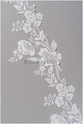 Lace trim off-white/ wedding lace trim/ floral lace trim/ bridal veil lace trim// T22-184