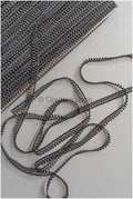 4yds Boho Crochet Lace Trim Black/ geometric lace trim/ bridal guipure lace/ black lace// T22-191