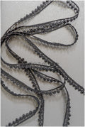 4yds boho lace trim/ black lace trim/ bridal guipure lace trim/ lace trimming// T22-195