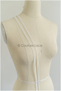 4yds Boho Lace Trim Off-White/ Bridal Lace Trim/ Guipure Lace Trim/ Dot Lace// T22-205