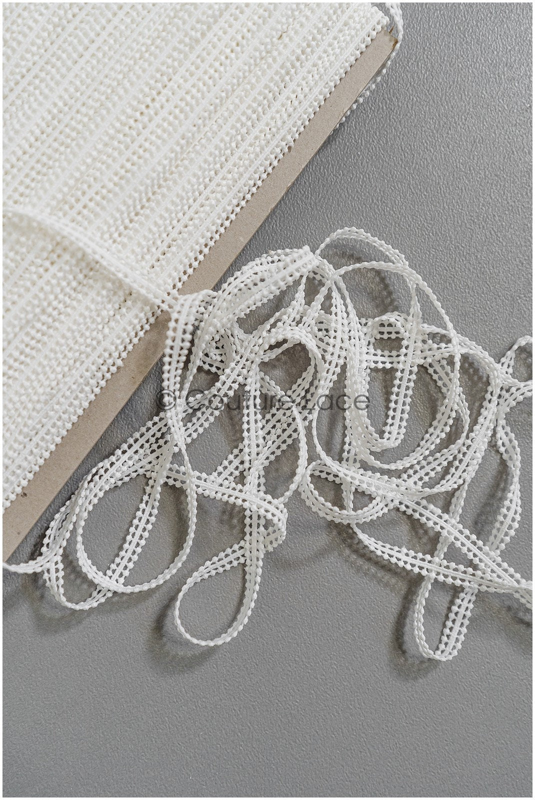 4yds Boho Lace Trim Off-White/ Bridal Lace Trim/ Guipure Lace Trim/ Dot Lace// T22-205