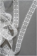 4yds Off-White Boho Lace Trim/ Crocheted Lace Trim/ Bridal Guipure Lace/ Dot Lace// T22-209
