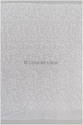 Beautiful pearl lace fabric with small leaves/ Couture lace fabric with pearls &amp; sequins/ Bridal lace off-white// L22-174B