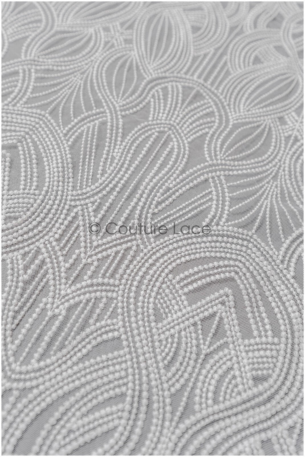 Couture lace fabric off-white/ bridal lace/ lace embroidery for wedding dresses // L22-423