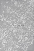 Wildflower lace fabric off-white/ Bridal couture lace fabric with pearls &amp; sequins/ Bridal lace with branches &amp; leaves// L22-435