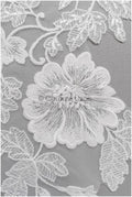 romantischer Blumen-Spitzenaufnäher/ Baumwollblumen Applikation/ Hochzeitskleid Spitzenapplikation/ Brautblumen Applikation// A22-278