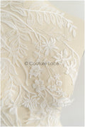 romantischer Wildblumen Spitzen Aufnäher / Wildblumen Applikation / Hochzeitskleid Spitzenapplikation / Braut Wildblumen Applikationen// A22-276
