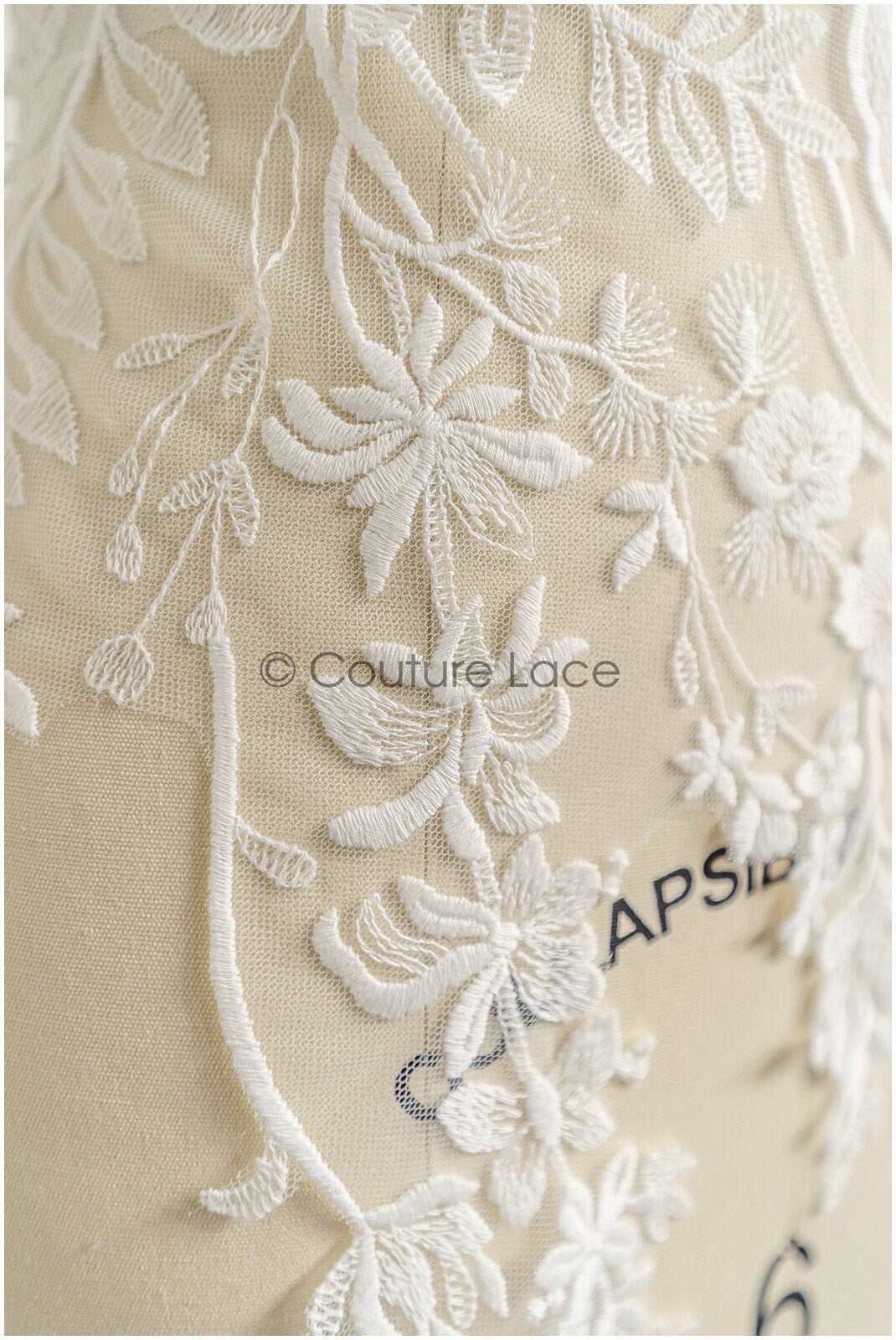 romantischer Wildblumen Spitzen Aufnäher / Wildblumen Applikation / Hochzeitskleid Spitzenapplikation / Braut Wildblumen Applikationen// A22-276