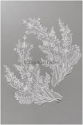 romantischer Wildblumen Spitzen Aufnäher / Wildblumen Applikation / Hochzeitskleid Spitzenapplikation / Braut Wildblumen Applikationen// A22-276