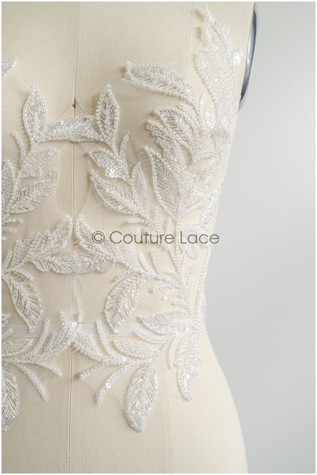 romantischer Blumen-Spitzenaufnäher / Baumwollblumen Applikation / Hochzeitskleid Spitzenapplikation / Brautblumen Applikation// A22-256