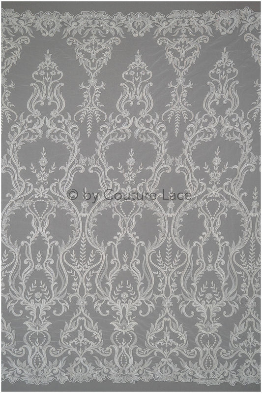 Boho Braut Spitzenstoff mit Blattmuster, Hochzeitsspitze Stoff, Boho Hochzeitskleid, Braut Spitzenstoff, Vintage Hochzeitskleid Spitze// L20-378