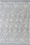 Wildflower lace fabric off-white/ Bridal couture lace fabric with pearls &amp; sequins/ Bridal lace with branches &amp; leaves// L22-485