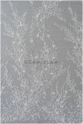 Beaded lace fabric with small leaves/ Couture lace fabric with beads and sequins/ L22-487-REST-1.3YDS
