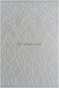Schwerer Spitzenstoff mit Linien/ Couture Spitzenstoff mit Perlen & Pailletten/ Couture Spitzenstoff Off-White// L22-480