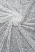 Beautiful pearl lace fabric with lines/ Couture lace fabric with pearls &amp; sequins/ Bridal lace// L22-459