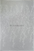 Perlen Spitzenstoff Off-White/ Couture Spitzenstoff mit Perlen & Pailletten/ Braut florale Spitze// L22-468