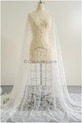Beautiful pearl lace fabric/ Couture lace fabric with pearls &amp; sequins/ Bridal lace off-white// L22-474