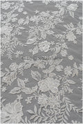 Romantischer Braut Spitzenstoff mit Blumenmuster/ florale Couture Spitze Off-White/ bestickte Spitze// L22-493