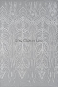 Glitzerperlen Spitzenstoff mit Linien/ Couture Spitzenstoff mit Perlen/ Pallas Couture Spitzenstoff/ Brautspitze// L22-504